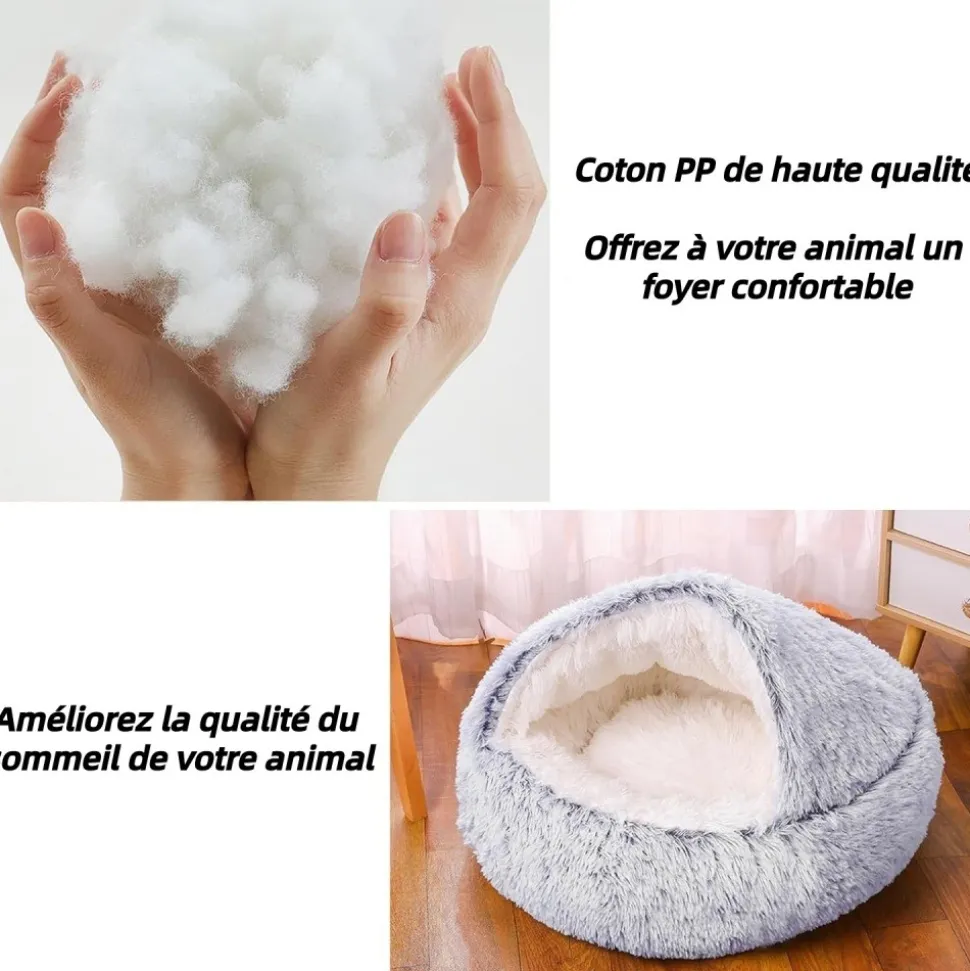 DOWNYPAWS - Panier - confortable antidérapant pour animaux
