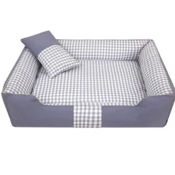 DOWNYPAWS - Panier d'hiver pour chiens de petite et moyenne taille - panier , amovible, lavable, imperméable - 60cmx50cmx15cm