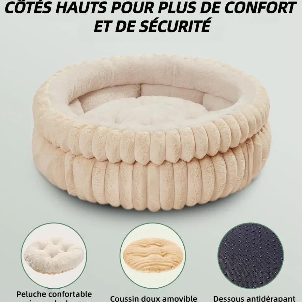 DOWNYPAWS - Panier - pour chats et chiens lavable