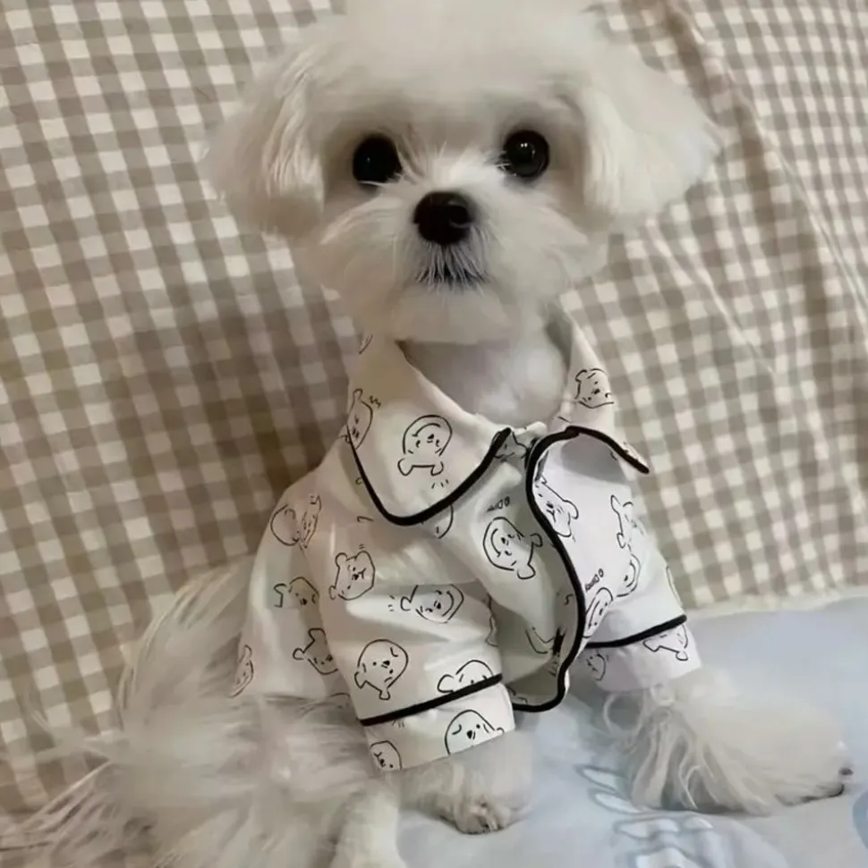 DOWNYPAWS - Petit pyjama respirant pour chiens et chats (printemps - été)