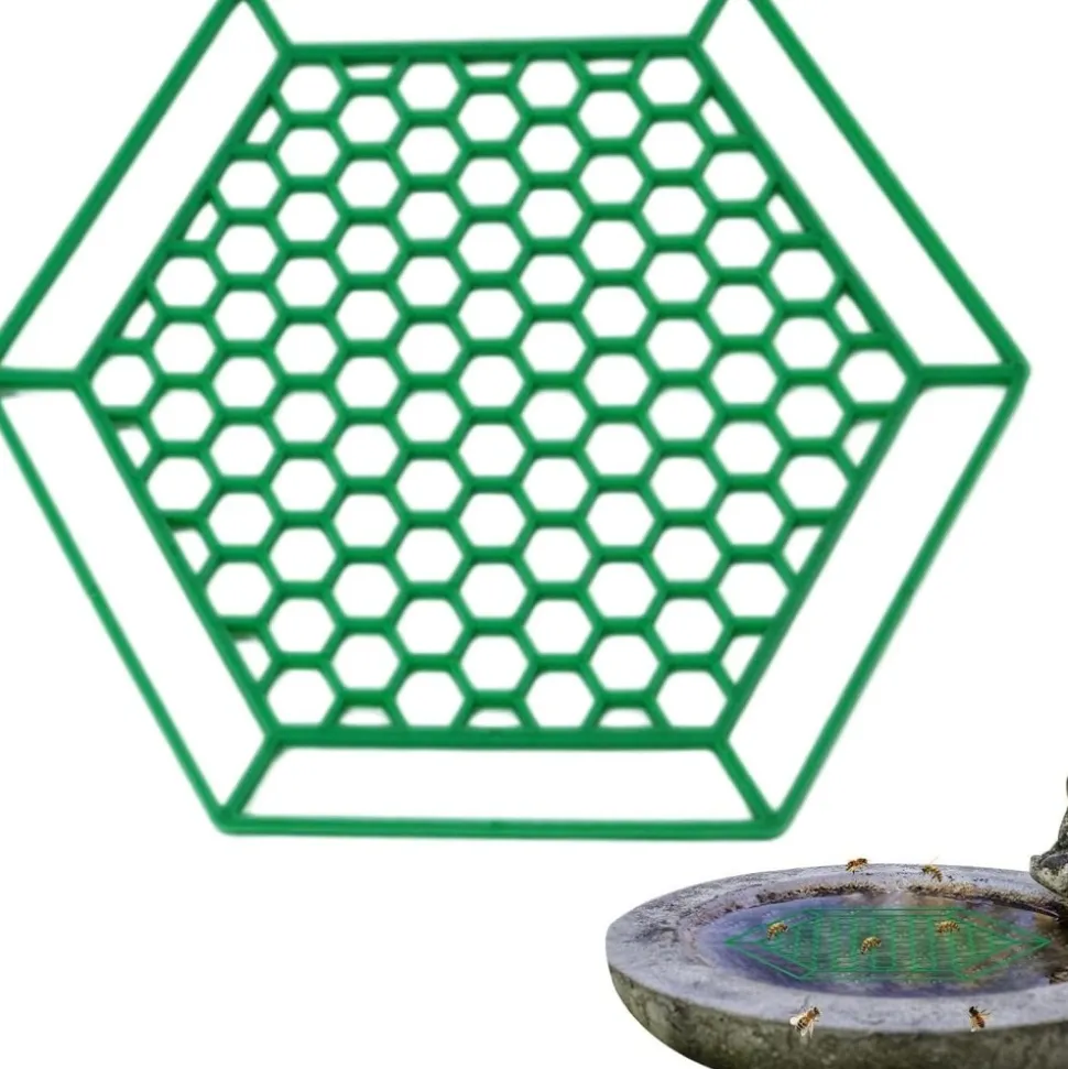 DOWNYPAWS - Plateau d'eau pour insectes - ruche avec bordure creuse flottant vert