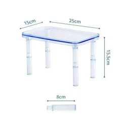 DOWNYPAWS - Plateformes - lot de 3, plastique, pieds, hauteur réglable
