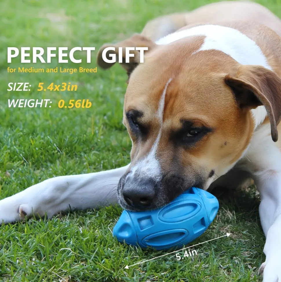 DOWNYPAWS - Pour Les Chiens De Taille Moyenne Et Grande Qui Aiment Mâcher : Petite Balle à Mâcher Pour Chien Avec Couinement