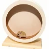 DOWNYPAWS - Roue d'exercice - silencieuse en bois