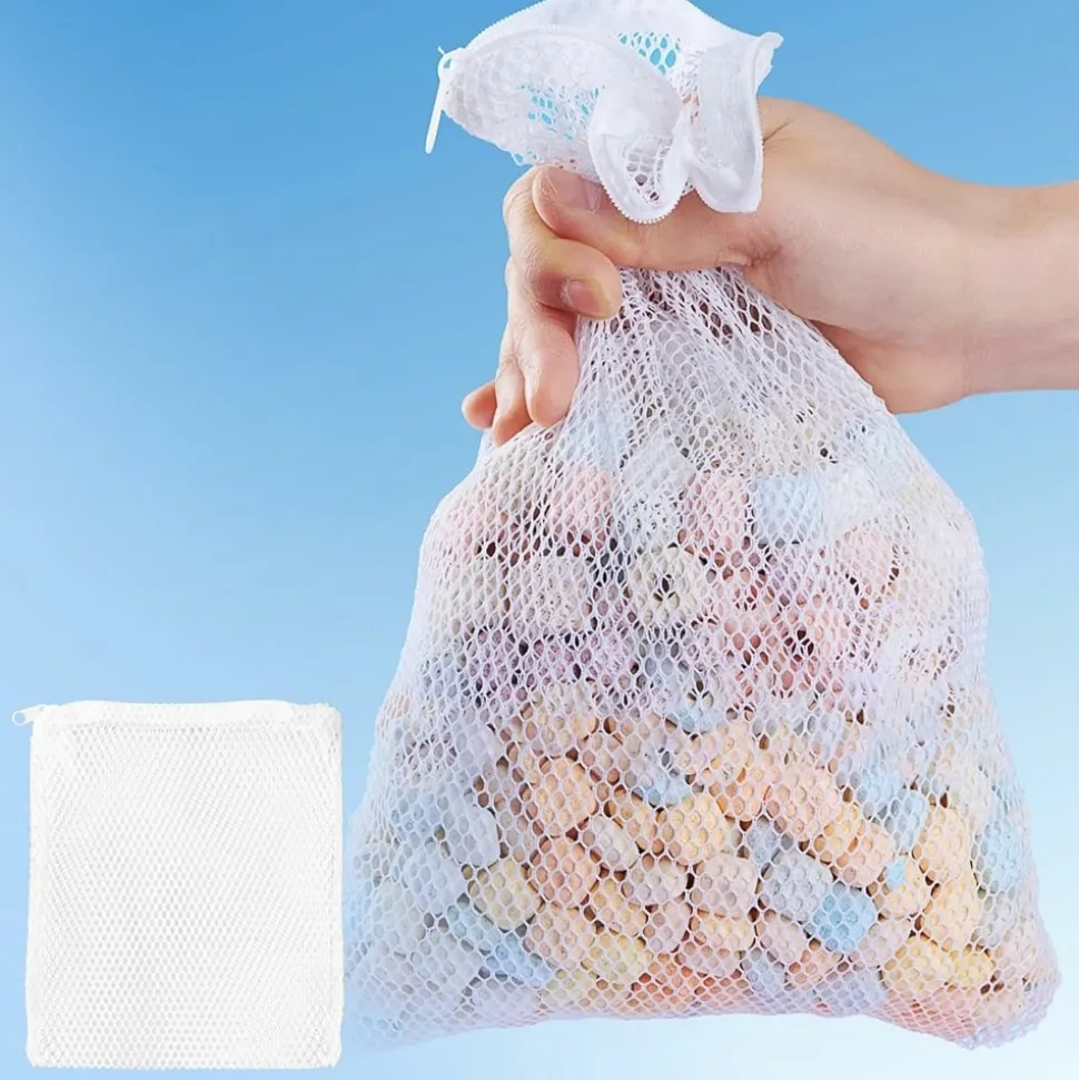 DOWNYPAWS - Sacs filtrants réutilisables pour aquarium - 5x mailles fines