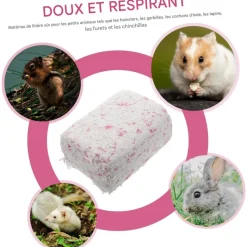 DOWNYPAWS - Tapis d'entraînement - anti - odeurs 450g rouge et blanc