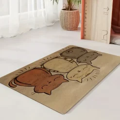 DOWNYPAWS - Tapis pour gamelles en boue de diatomée