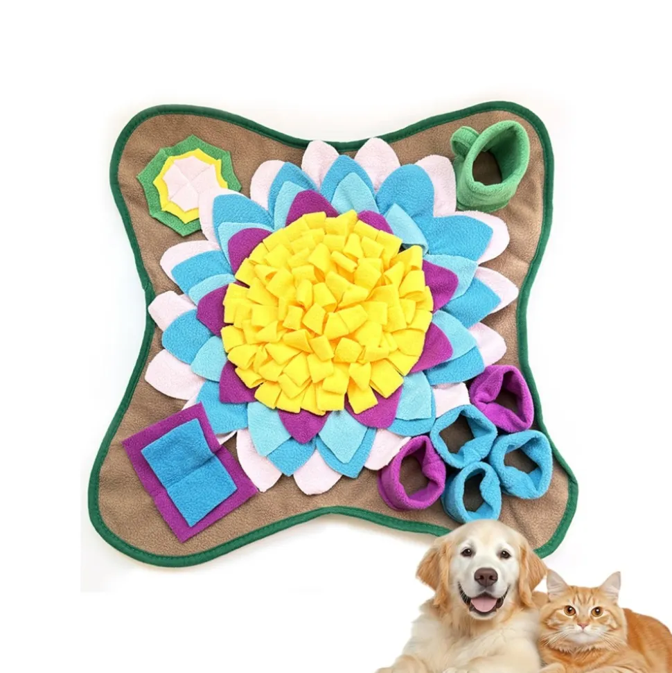 DOWNYPAWS - Tapis renifleur pour chien - développe l'instinct naturel