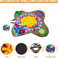 DOWNYPAWS - Tapis renifleur pour chien - développe l'instinct naturel