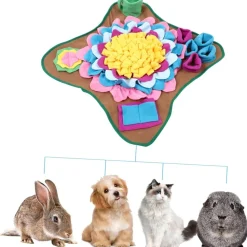 DOWNYPAWS - Tapis renifleur pour chien - développe l'instinct naturel