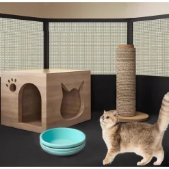 DOWNYPAWS - Tente pour chat et chien salle d'accouchement
