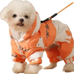 DOWNYPAWS - Vêtements pour chiens-manteau d'hiver pour petit chien longueur du dos 33