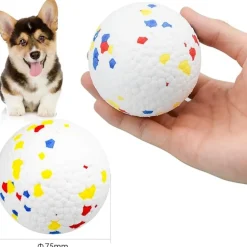 DTOPBUYAGE - Balles indestructibles e-tpu pour moyens et grands chiens