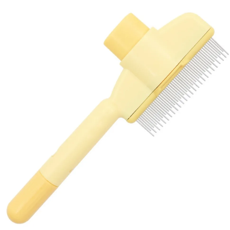 DTOPBUYAGE - Brosse autonettoyante magique pour chats et chiens élimine poils et puces
