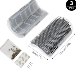 DTOPBUYAGE - 3 brosse chat pour auto-épilation