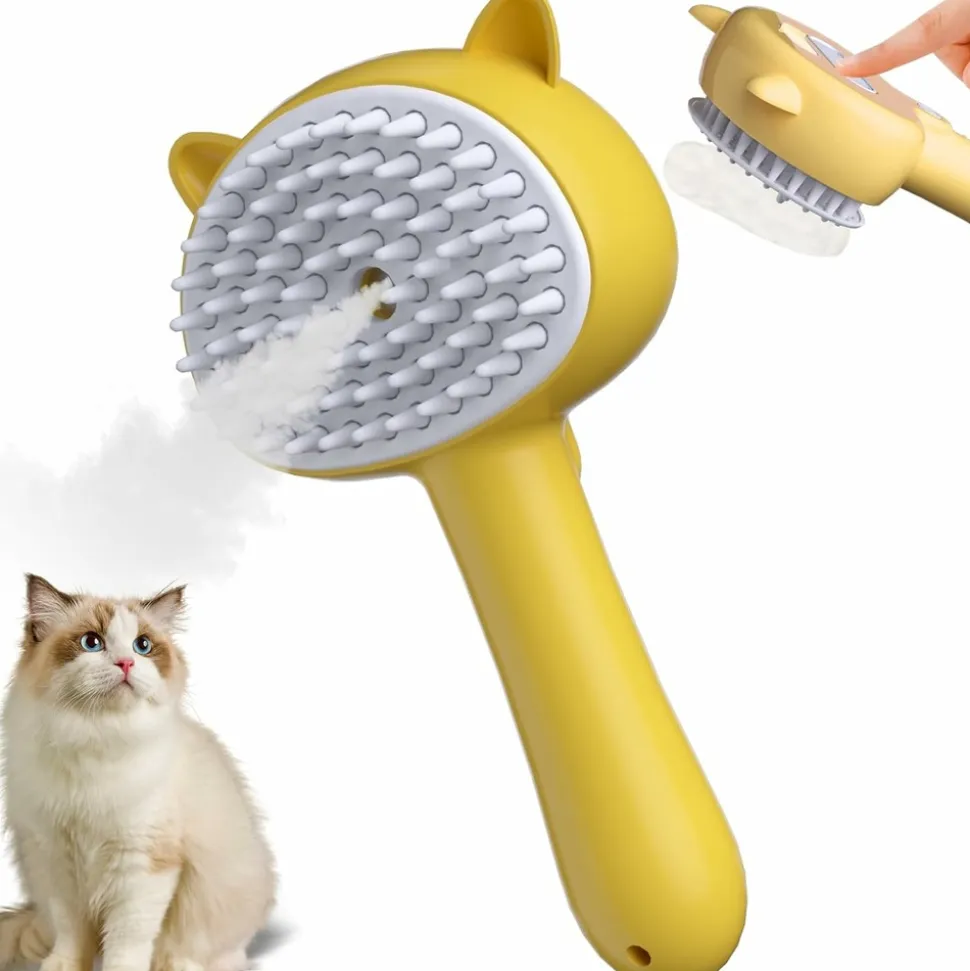 DTOPBUYAGE - Brosse vapeur pour chat contre la mue dtopbuyage