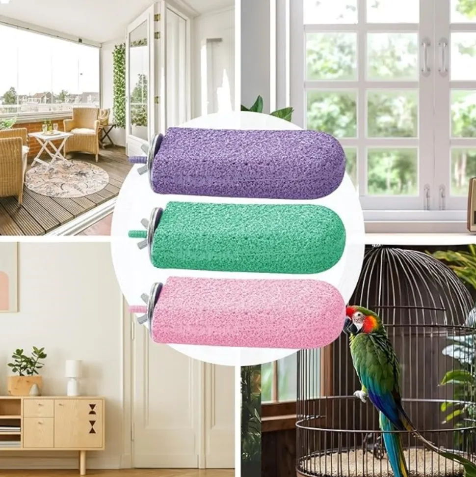 DTOPBUYAGE - Bâton meulage calcium pour perroquets