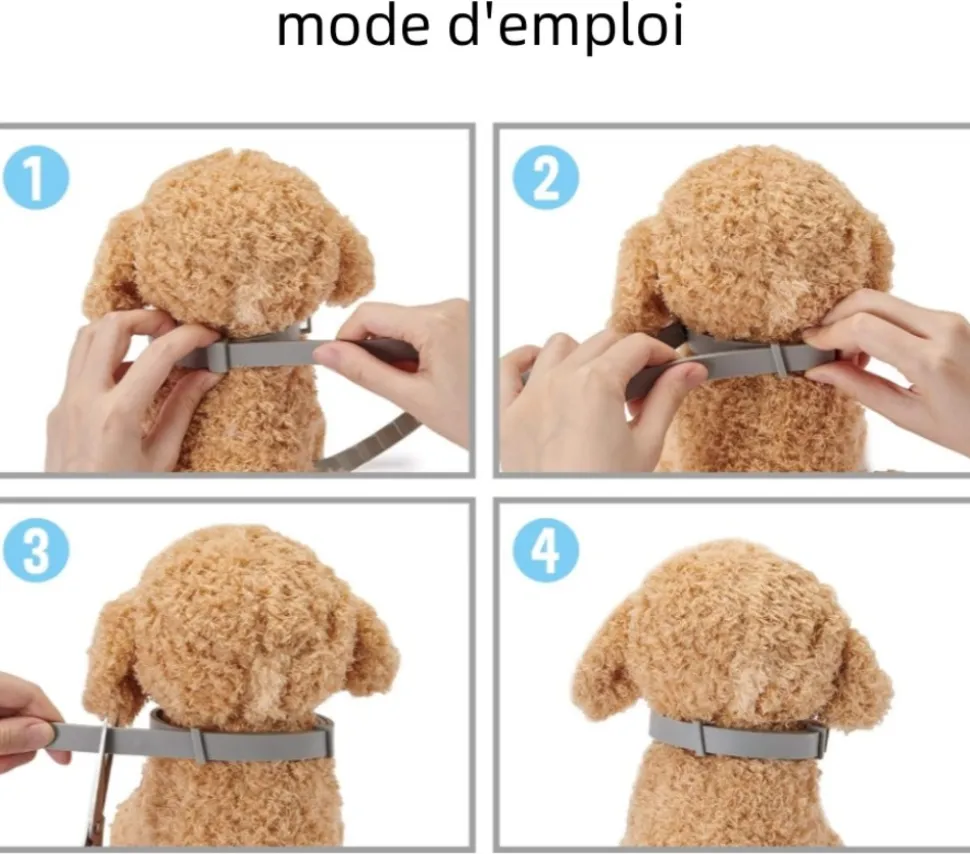 DTOPBUYAGE - Collier apaisant réglable dtopbuyage pour chiens et chats