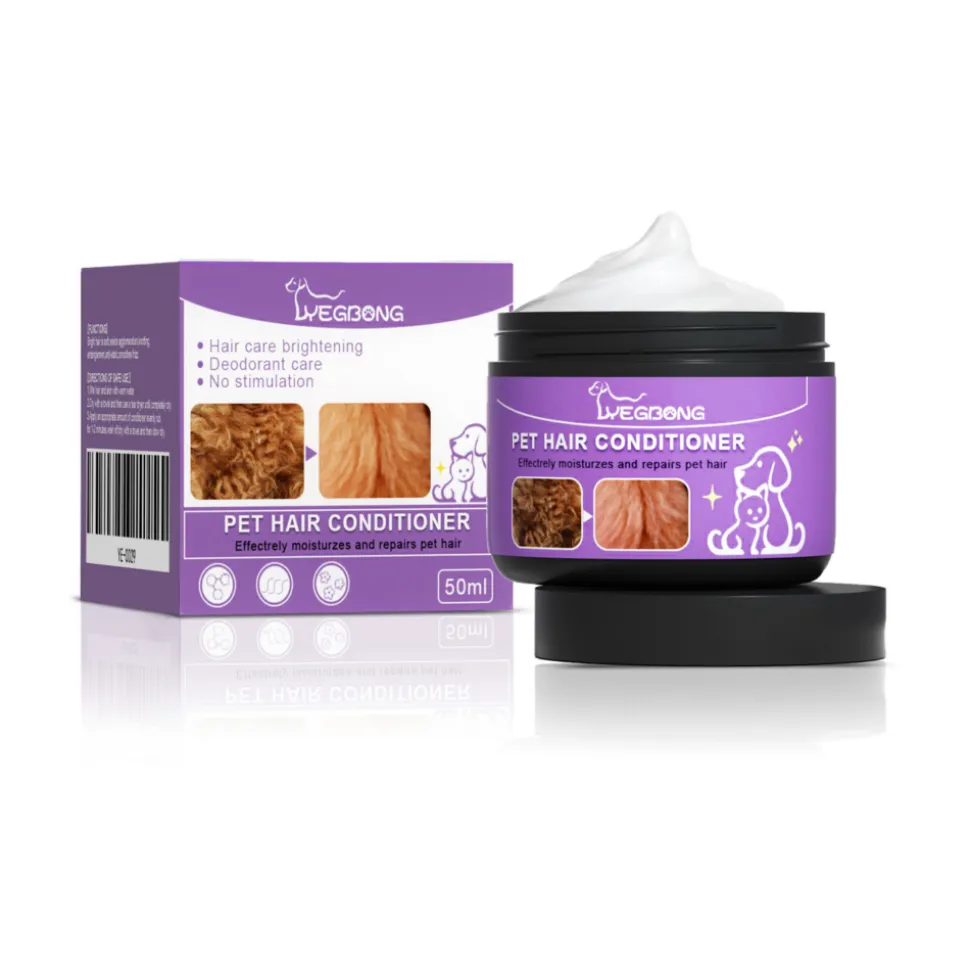 DTOPBUYAGE - Conditionneur pour poils d'animaux de compagnie, 50 ml, en boîte - dtopbuyage