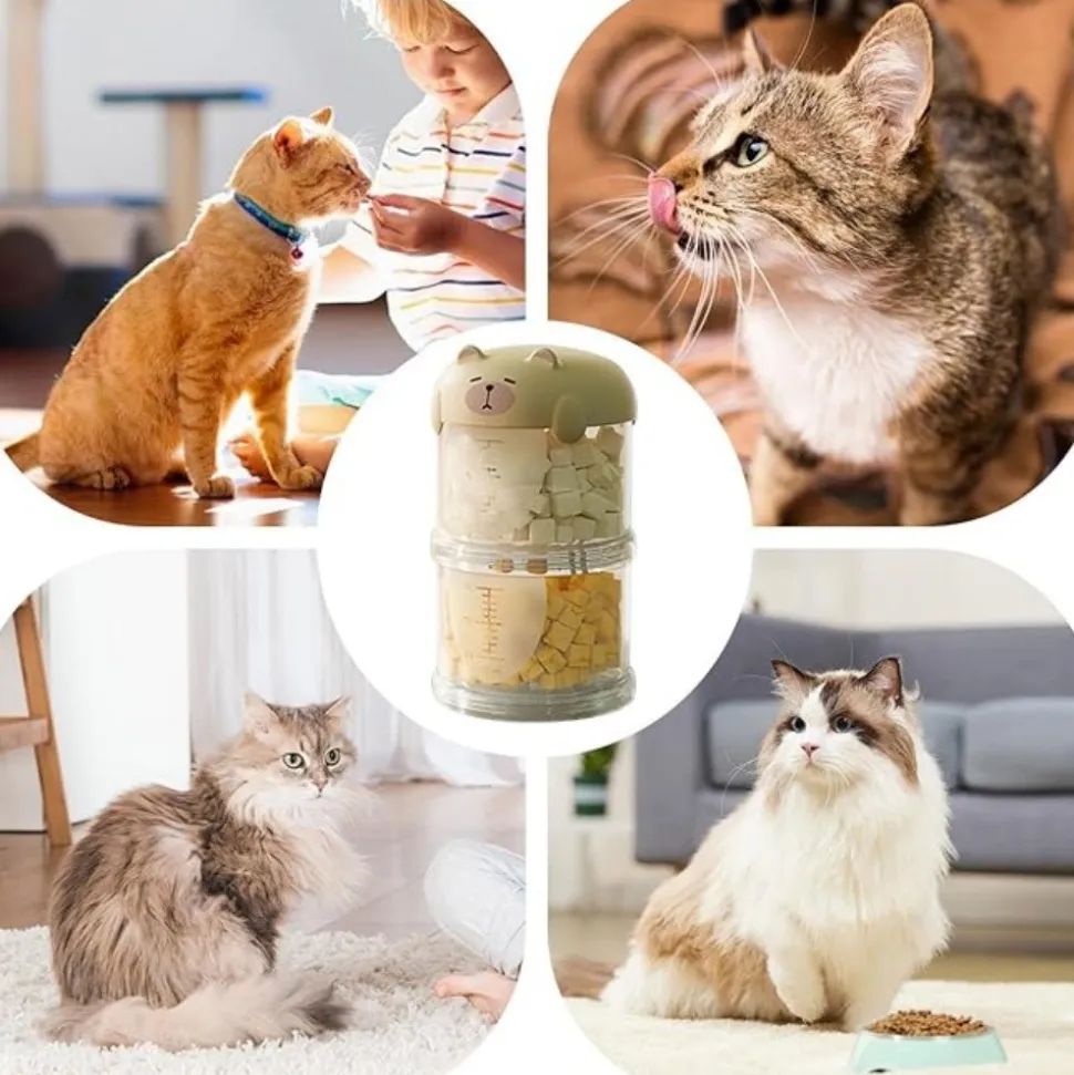 DTOPBUYAGE - Conteneur de friandises pour chiens dtopbuyage
