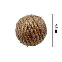 DTOPBUYAGE - Dtopbuyage balles en corde de chanvre pour chat (4 pièces)