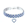 DTOPBUYAGE - Dtopbuyage collier en strass avec cœur pour chats