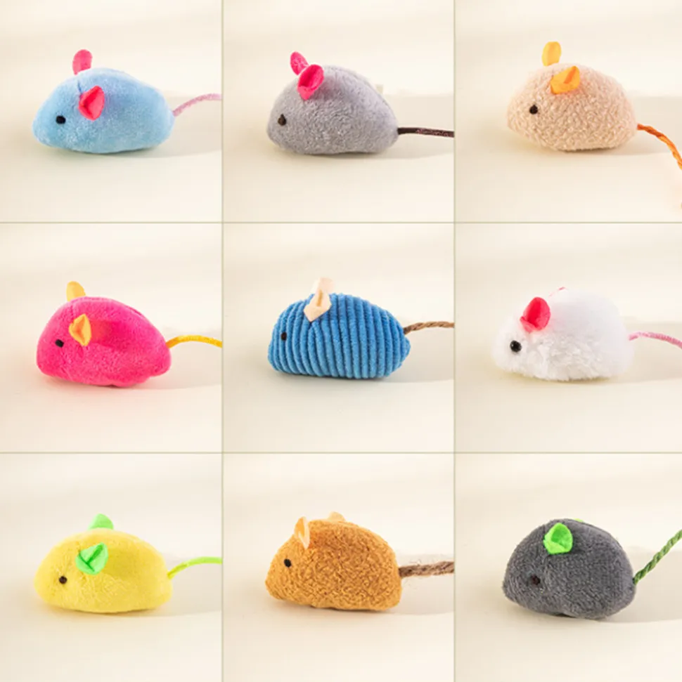 DTOPBUYAGE - Dtopbuyage jouet chat souris en peluche
