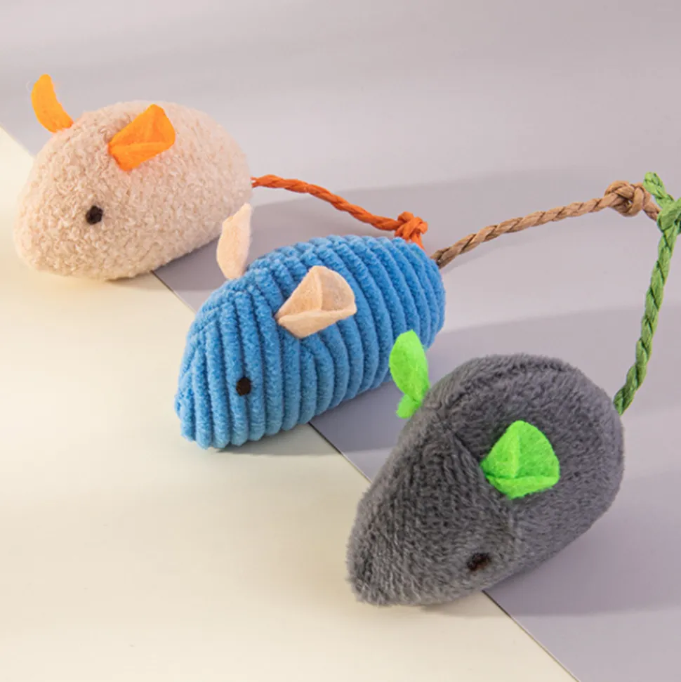 DTOPBUYAGE - Dtopbuyage jouet chat souris en peluche