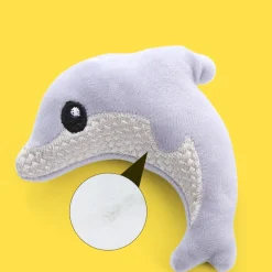 DTOPBUYAGE - Dtopbuyage jouet interactif dauphin en peluche pour chat