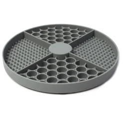 DTOPBUYAGE - Gamelle silicone à ventouse pour chien gris
