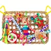 DTOPBUYAGE - Jeux pour oiseaux - matériel de forage, chewing, escalade