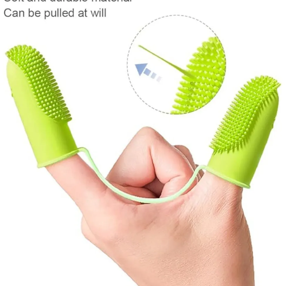DTOPBUYAGE - Lot de 10 brosse à dents pour chien et chat dtopbuyage