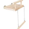 DTOPBUYAGE - Perchoir en bois pour oiseaux
