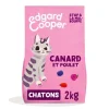 EDGARD&COOPER - Croquettes au poulet et canard pour chaton 2kg