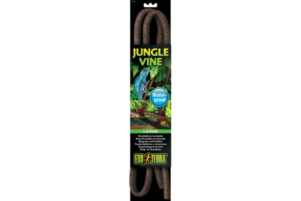 EXO TERRA - Liane articulée - jungle vine large - décoration pour terrarium destiné aux reptiles (lézards, serpents, tortues), amphibiens et