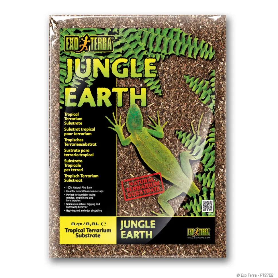 EXO TERRA - Substrat naturel jungle earth terrariums 8.8l