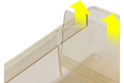 EXO TERRA - Terrarium polyvalent en plastique - faunarium plat large pour reptiles (lézards, serpents), amphibiens et invertébrés