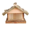 FABRE GRAINES - Mangeoire a oiseaux - paille facade