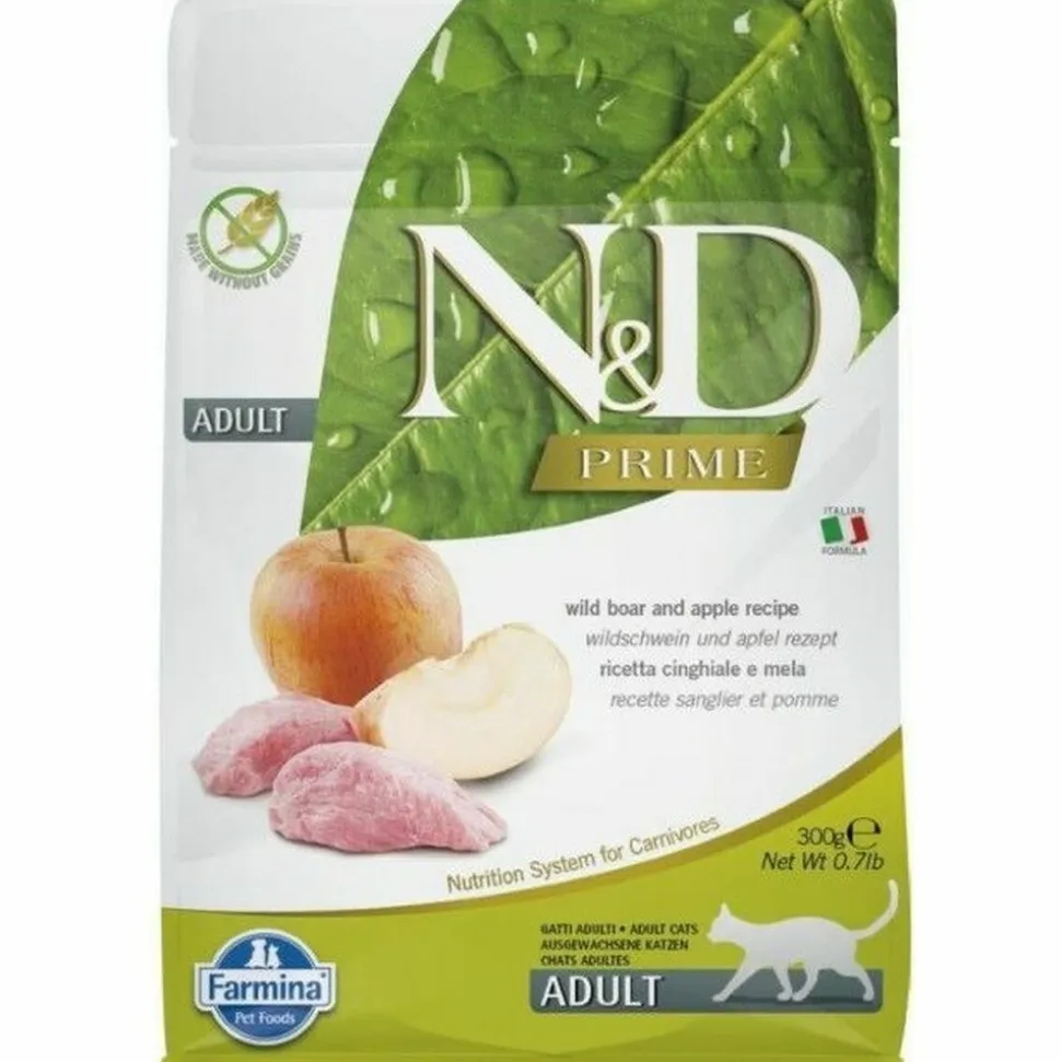 FARMINA - Aliments pour chat farmina n&d prime cat boar adulte pomme sanglier 300 g