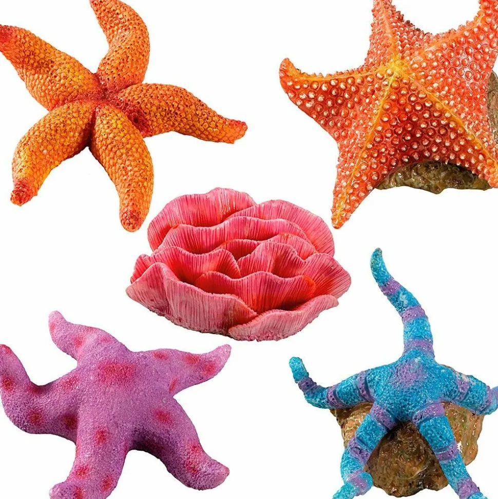 Ferplast blu 9179 mini 3 décoration résine aquariums plusieurs formes couleurs