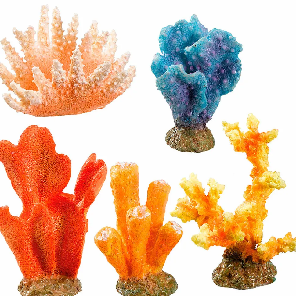 Ferplast blu 9179 mini 3 décoration résine aquariums plusieurs formes couleurs