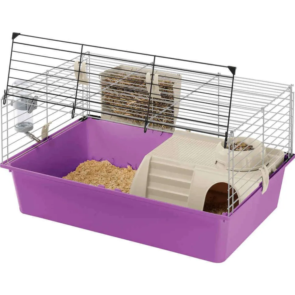 FERPLAST - Cage Cavie 15 équipée pour grands rongeurs : Longueur 70 cm