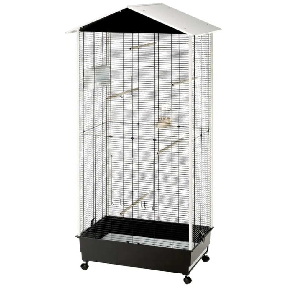 FERPLAST - Cage à oiseaux et volière avec toit nota plastique 56115423