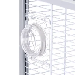 Ferplast cage pour rongeurs criceti 80 pour hamsters, en métal, accessoires inclus : mangeoire, abreuvoir, maison, roue, étagère,