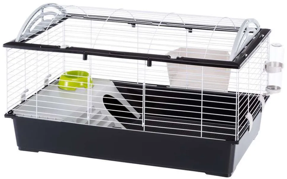FERPLAST - Cage équipée Casita 100 pour grands rongeurs : longueur 96 cm
