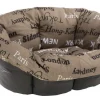 FERPLAST - Coussin Siesta 12 pour corbeille deluxe 12 : Tissu city marron L90,5cm