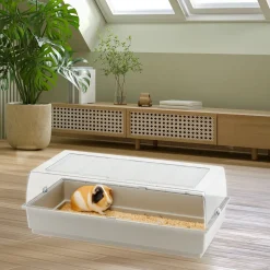 Ferplast maxi duna cage pour rongeurs pour hamsters, cochons d'inde, cochons d'inde, lapins, en plastique. 99x51,5xh36cm