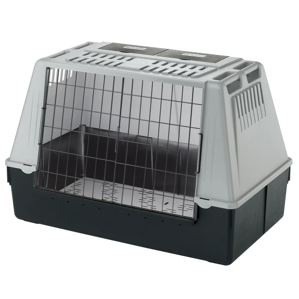 FERPLAST - Panier de transport Atlas Car 100 : gris plastique