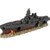 FLAMINGO - Bateau épave 48.5 x 10 x h 19cm, décoration aquarium