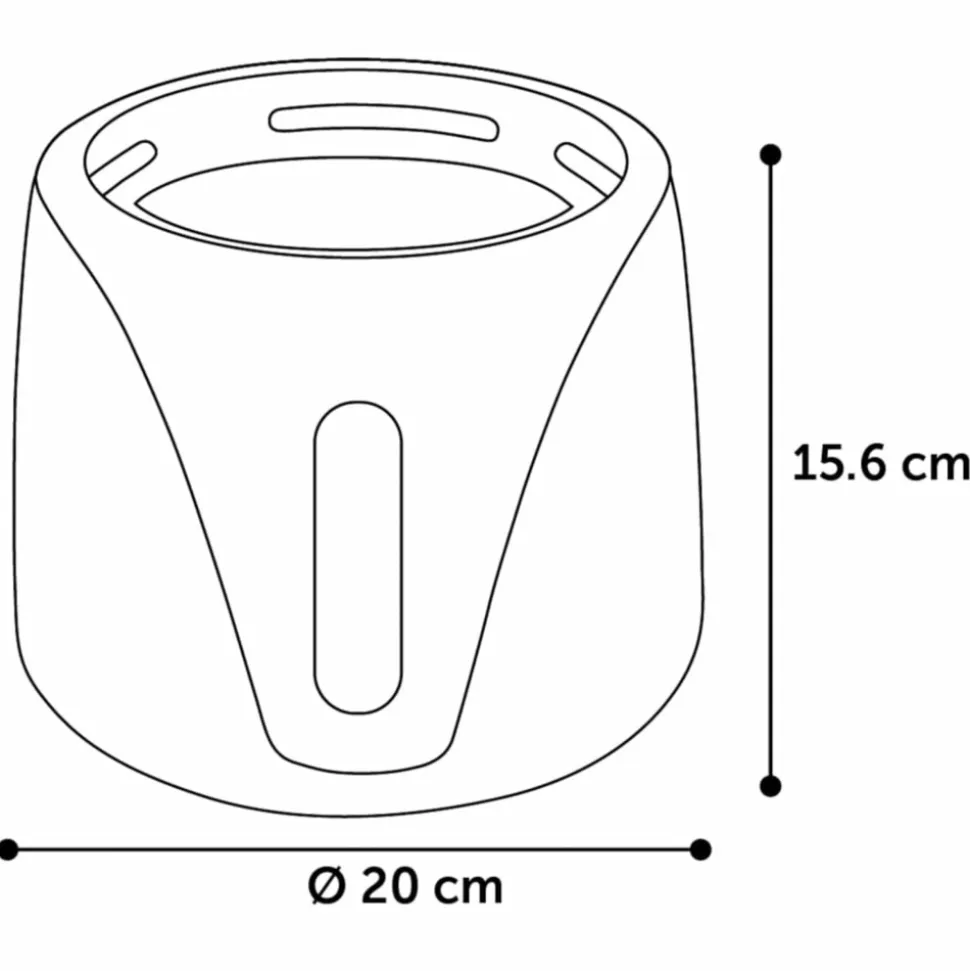 FLAMINGO - Distributeur d'eau automatique pour animaux adriana 2 l noir